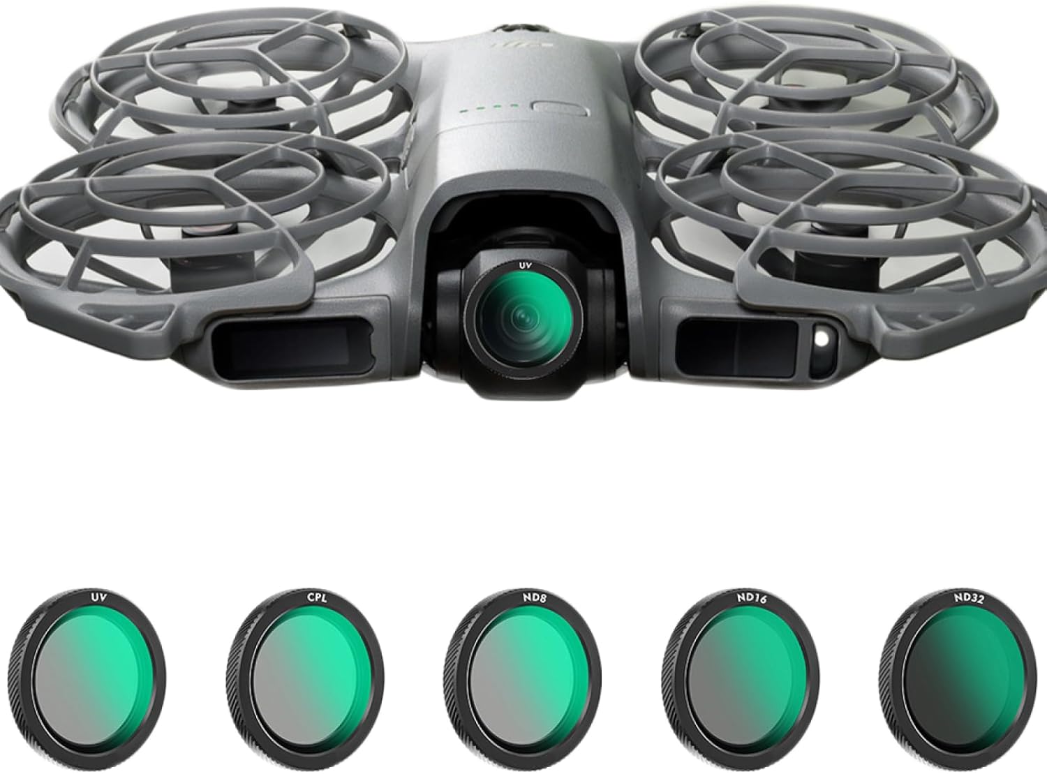 Set filtros ND CPL UV para dron DJI Neo
