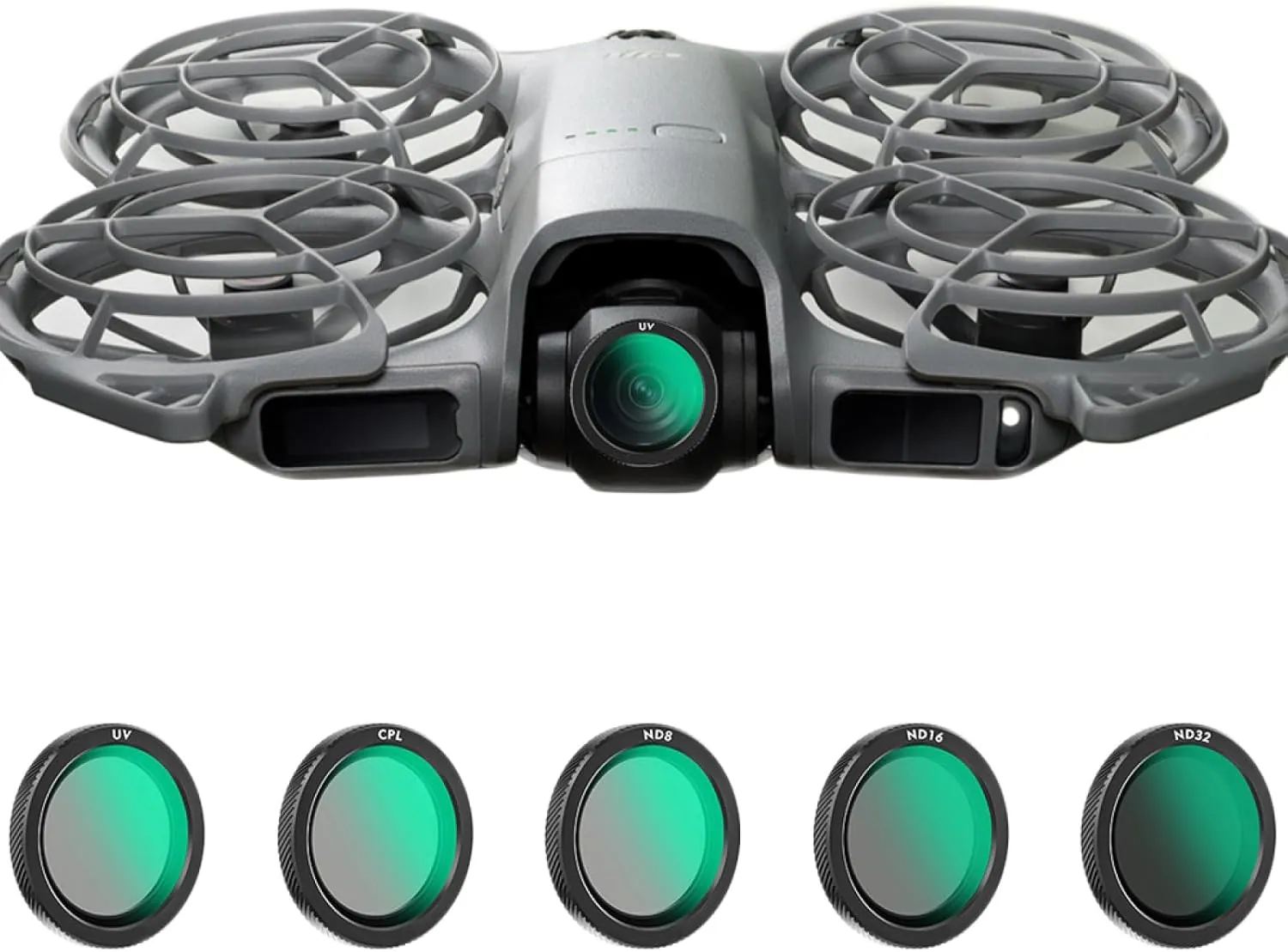 Set filtros ND CPL UV para dron DJI Neo