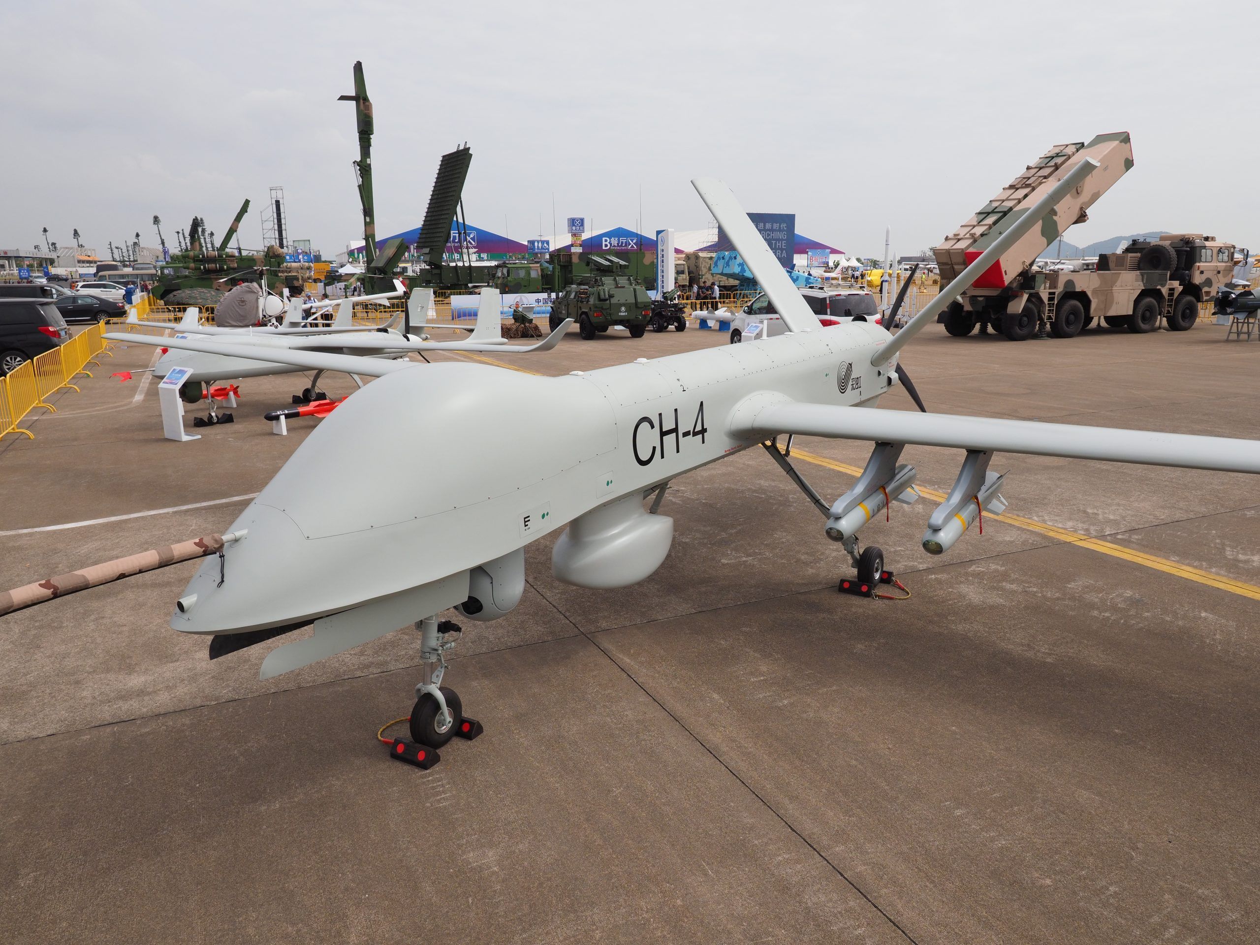 CH-4 Rainbow drone militar chino MALE táctico