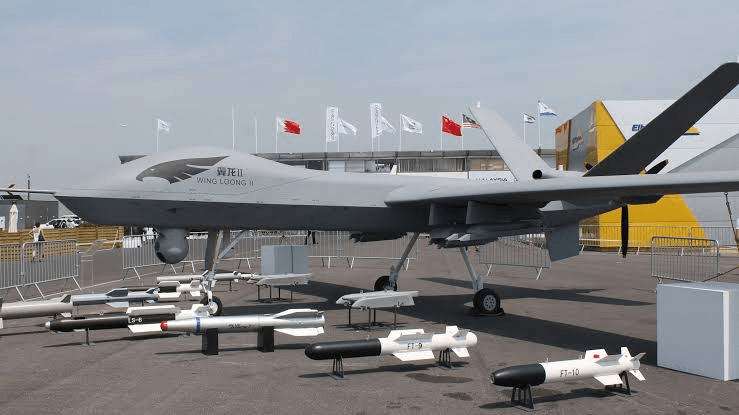 Wing Loong II Pterodactyl MALE drone chino exportación