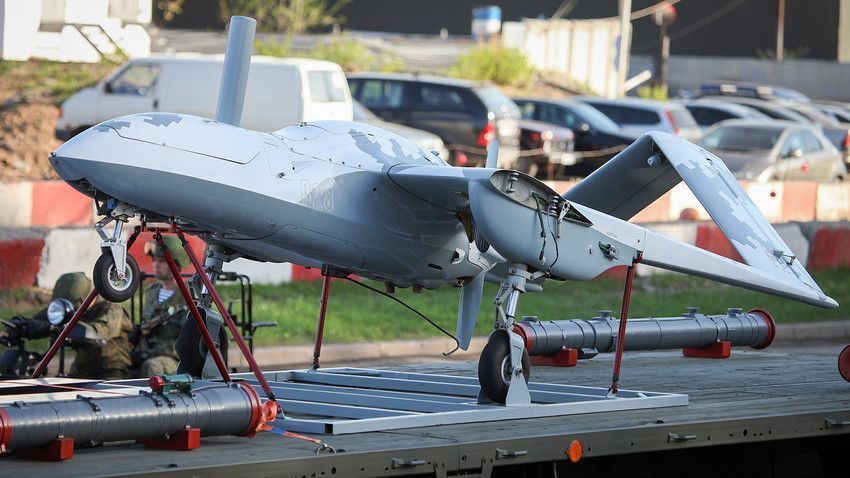 Dron militar ruso UAV Korsar Corsair