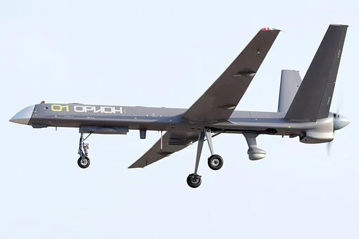 Dron militar ruso UAV Orion Inokhodets MALE