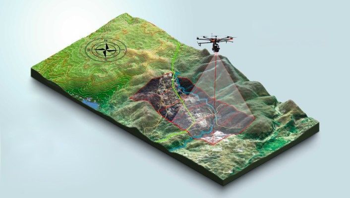 Topografía y cartografía con drones