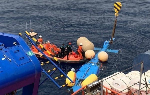 Accidente de helicóptero del Servicio de Vigilancia Aduanera en persecución a narcotraficantes