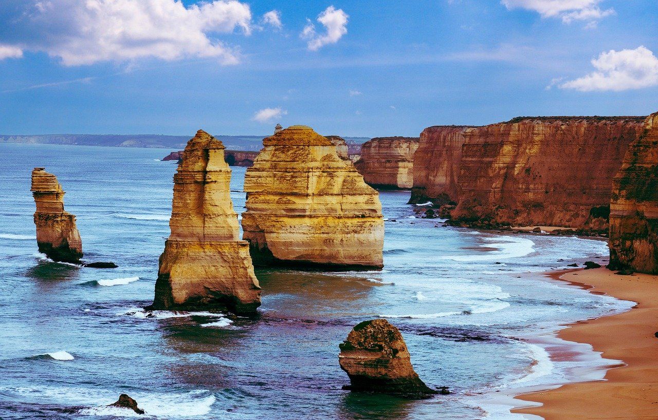 Great Ocean Road (Doce Apostoles) en Australia: costa para volar drones con acreditacion CASA