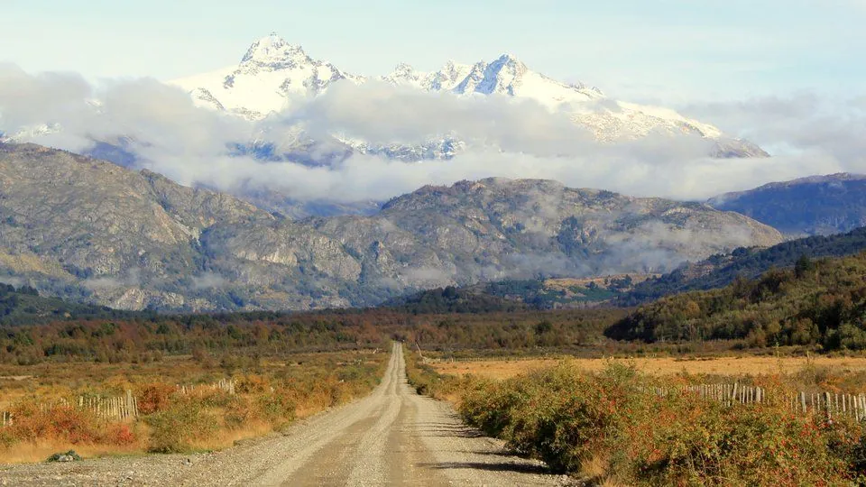 Carretera Austral en Patagonia chilena - drones