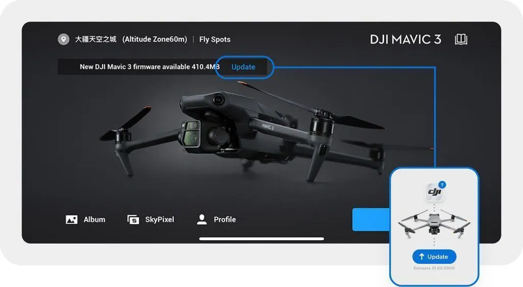 Solicitar la etiqueta C1 en la aplicación DJI Fly