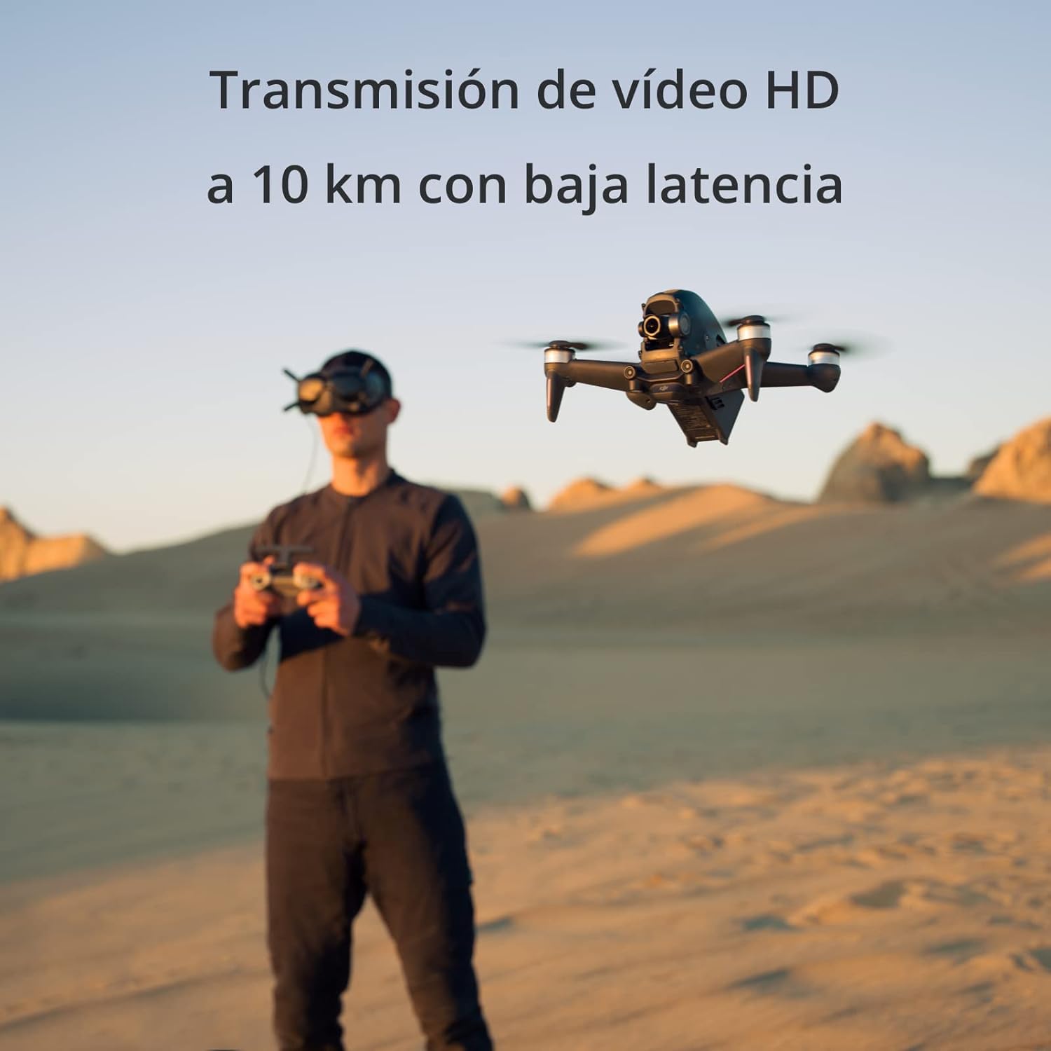 DJI FPV racing dron review profesional con Goggles V2