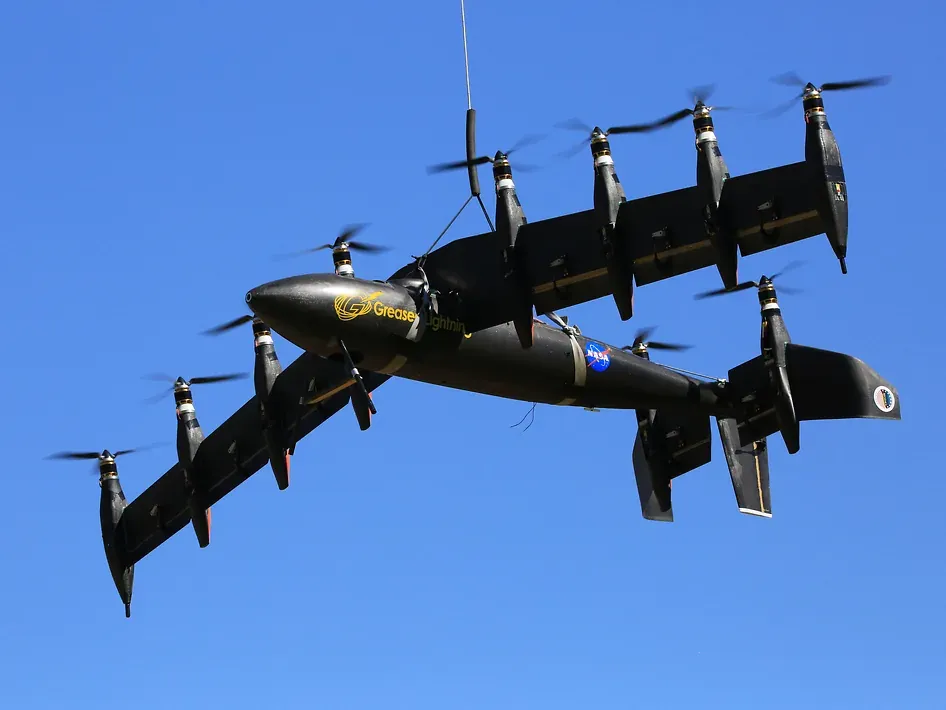 NASA GL-10 Greased Lightning — NASA Langley/David C. Bowman · Wikimedia Commons · dominio público