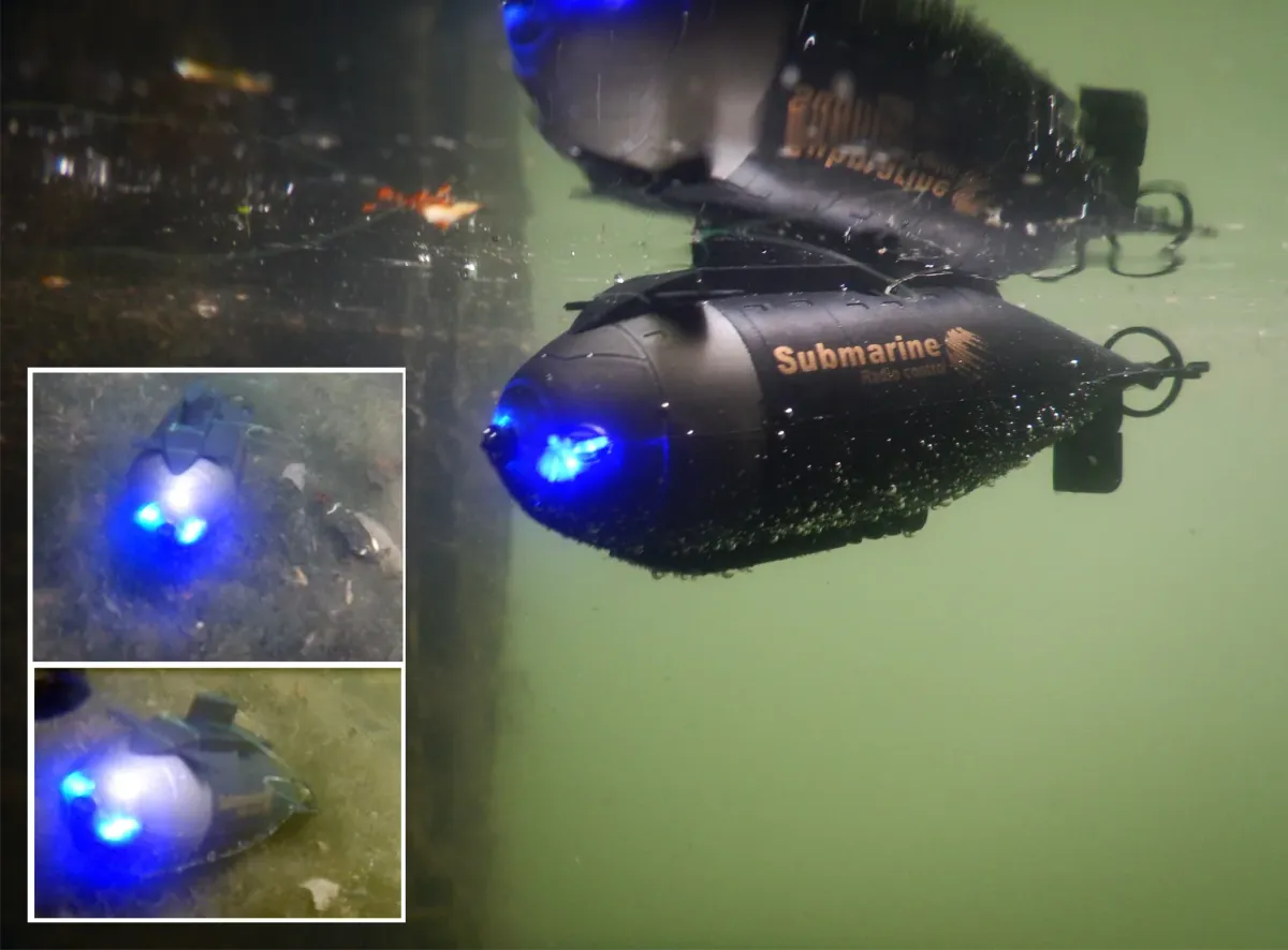 Submarino de radiocontrol (modelismo) — Lamiot · Wikimedia Commons · CC BY-SA 4.0