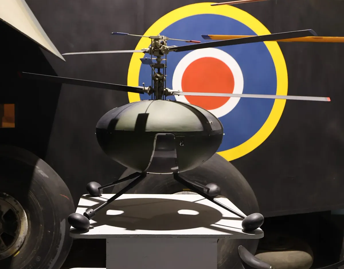Westland Wisp — En el Museo de la Aviación del Ejército. Geni · Wikimedia Commons · CC BY-SA 4.0
