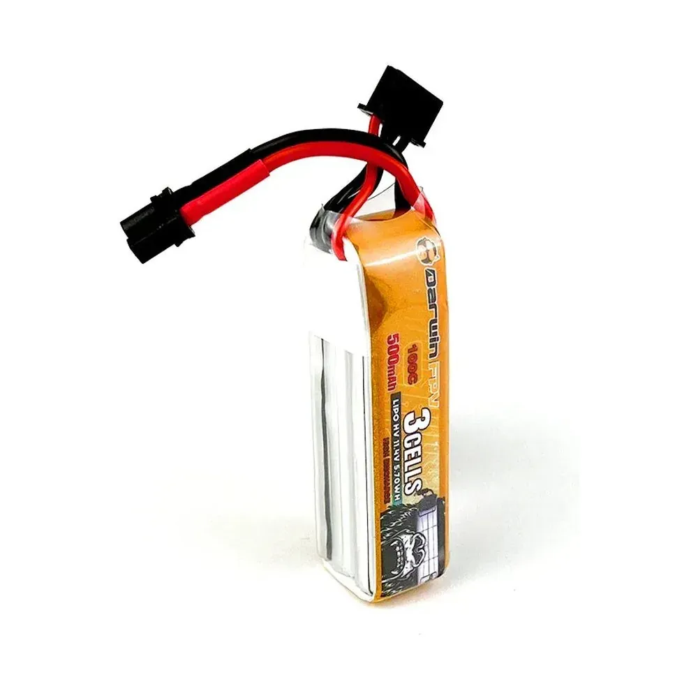 DarwinFPV 3S 500mAh 11.4V 100C Battery — DarwinFPV · imagen de producto (web oficial)