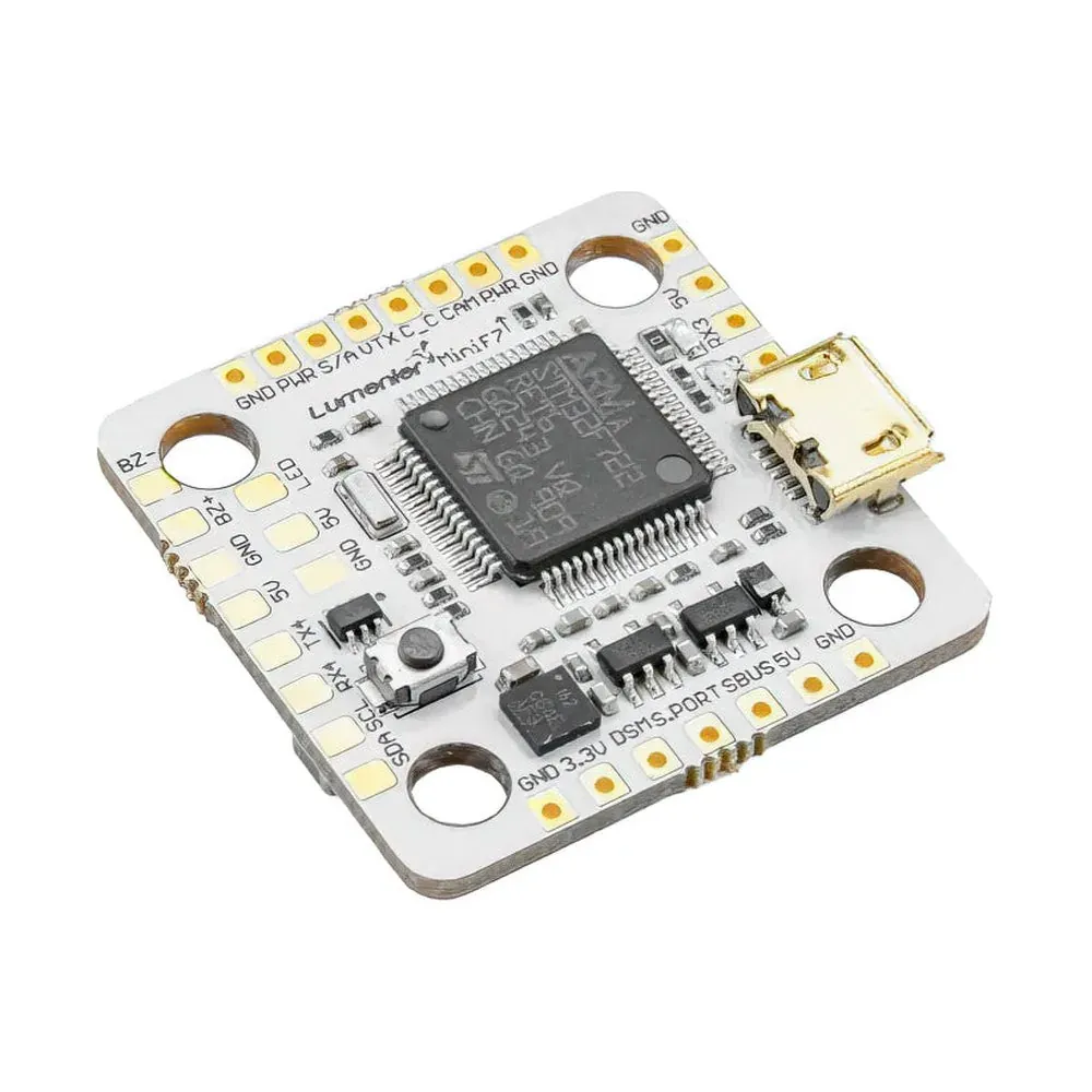 Lumenier LUX MINI F7 V2 Mini Flight Controller - ICM42688 - 20x20 — Lumenier · imagen de producto (web oficial)