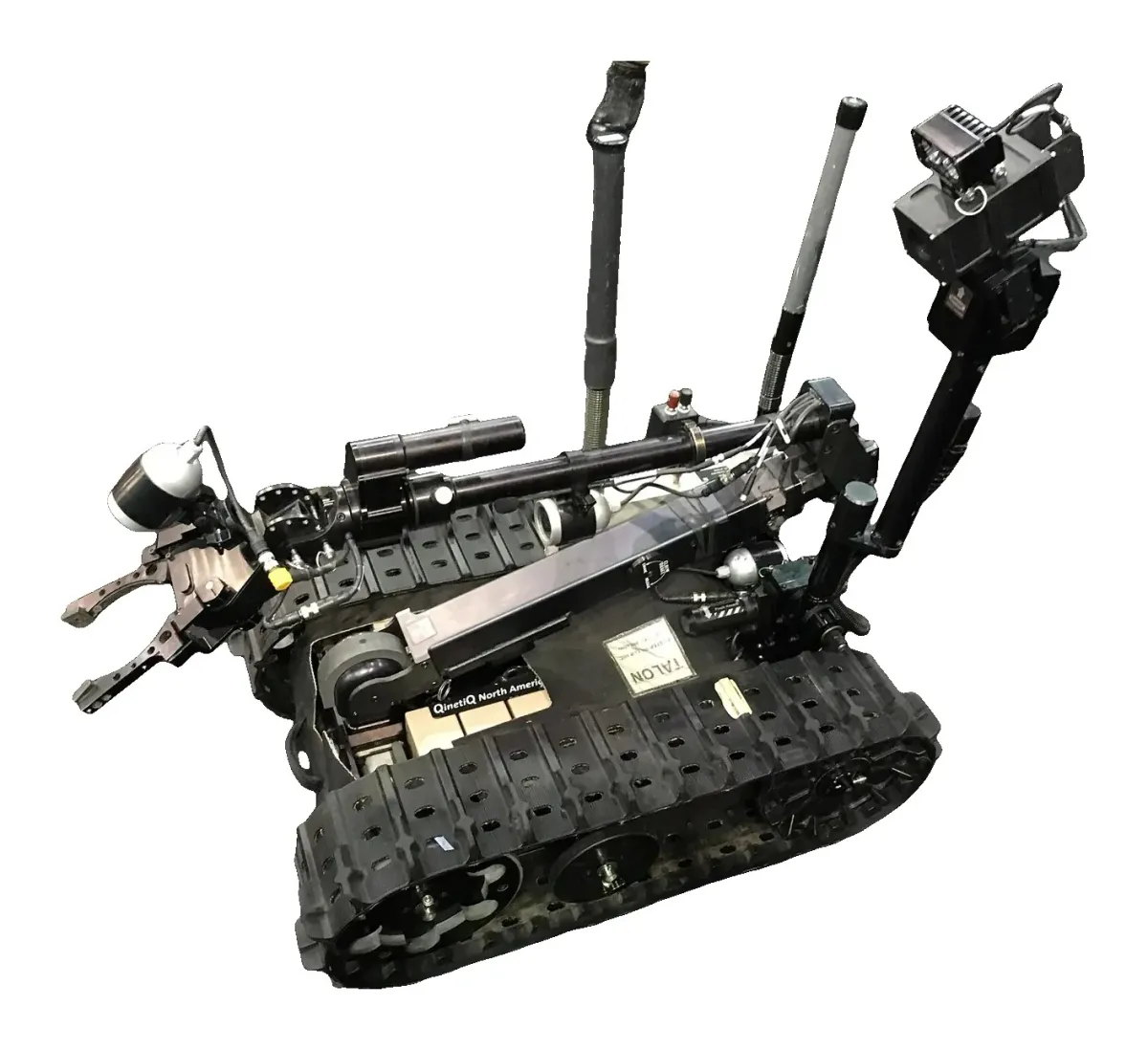 UGV IOP (perfil de interoperabilidad de robots terrestres) — Un TALON de cuarta generación. Swadim · Wikimedia Commons · CC BY-SA 4.0