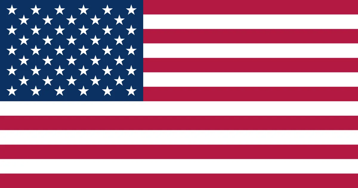 Estados Unidos — normativa de drones — Bandera de Estados Unidos (dominio público)