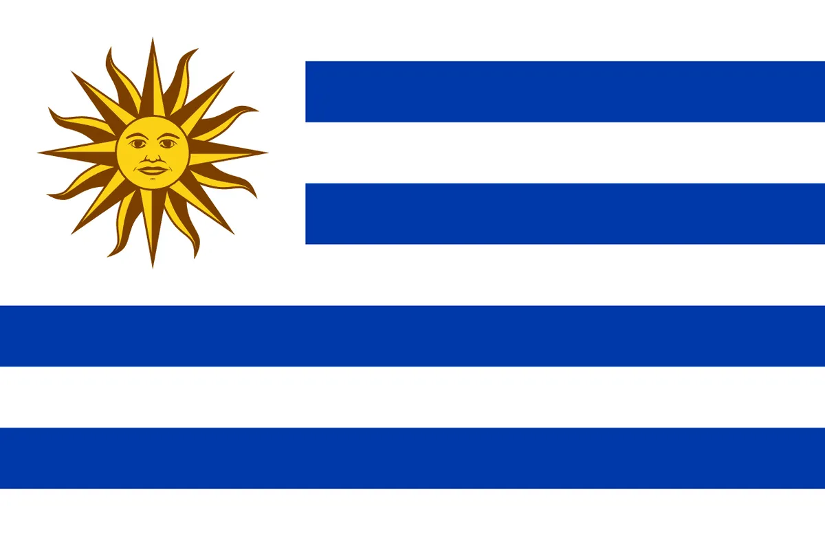 Uruguay — normativa de drones — Bandera de Uruguay (dominio público)
