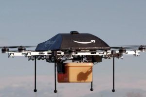 dron amazon logistica