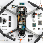 ¿De qué partes se compone un dron?