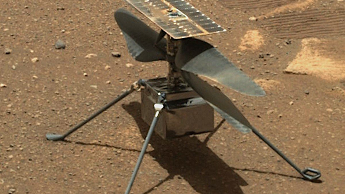 Helicóptero Ingenuity de la NASA, primer dron en volar en Marte
