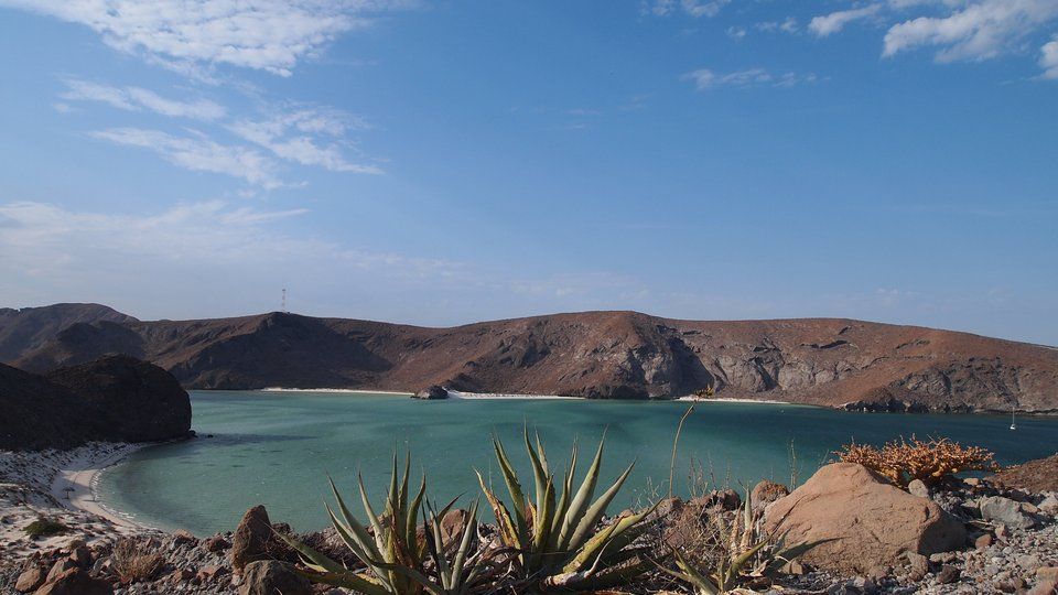 Playa Balandra en Baja California Sur - vuelos con drone en Mexico