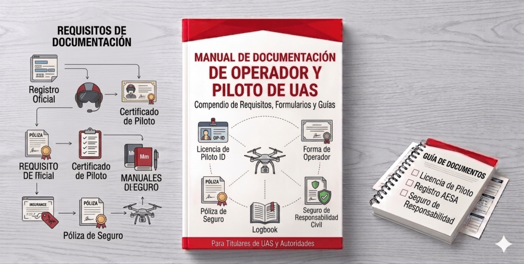 Documentación del operador y piloto de drones