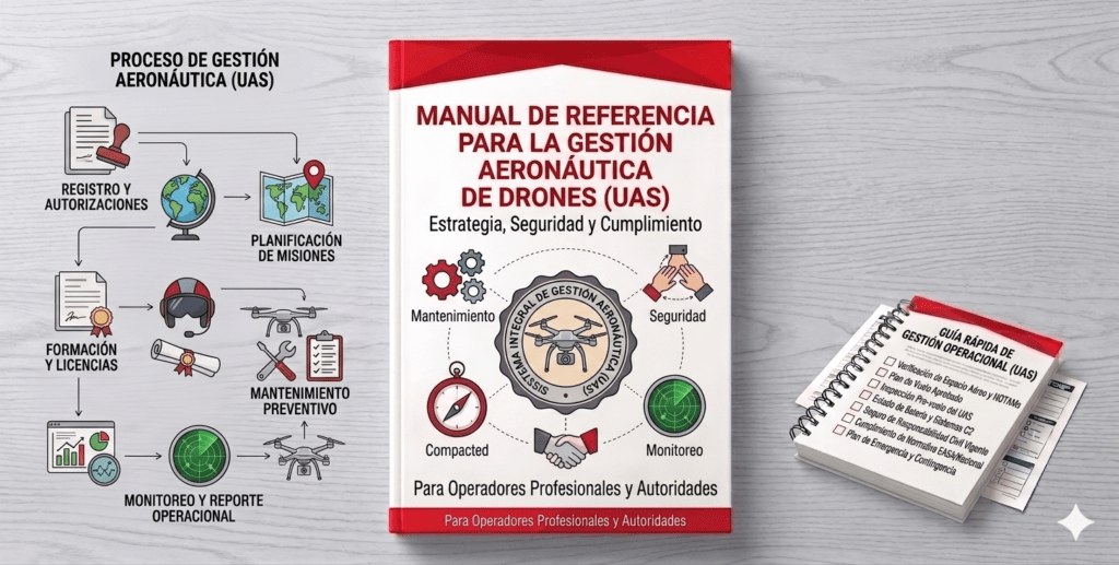 Gestión aeronáutica de drones (UAS)