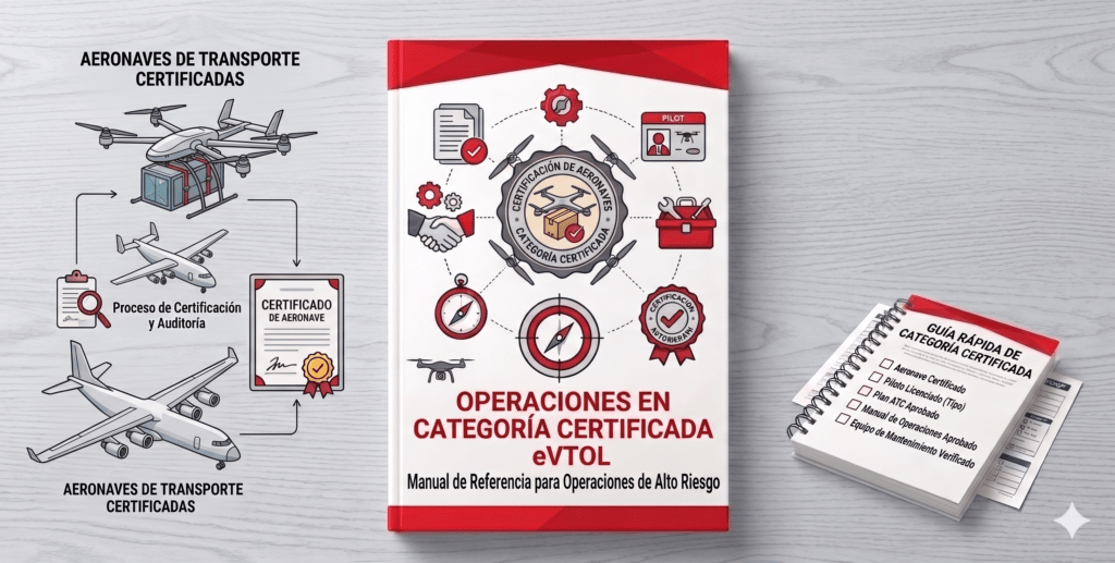 Operaciones en categoría certificada de drones
